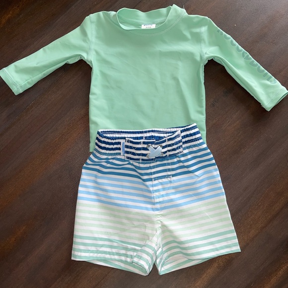 RuffleButts/RuggedButts Swim Set - Picture 1 of 3